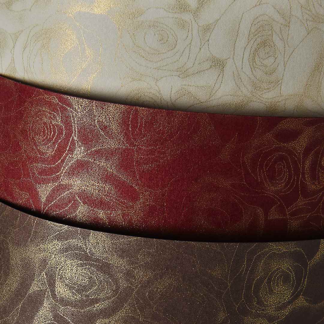 Karton ozdobny A4 20 arkuszy Róże Bordo Argo 250g