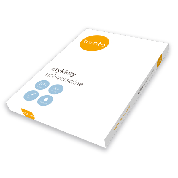 Etykiety uniwersalne A4/100ark. 70x36mm Tamto