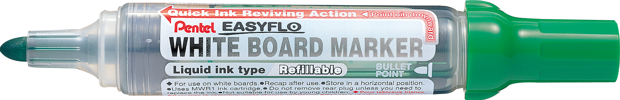 Marker suchościeralny Pentel Easyflo MW50M zielony