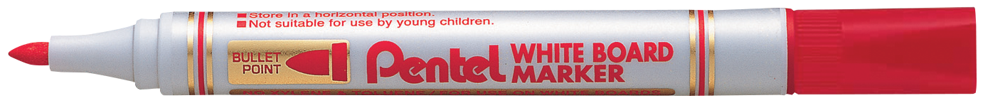 Marker suchościeralny Pentel MW85 czerwony