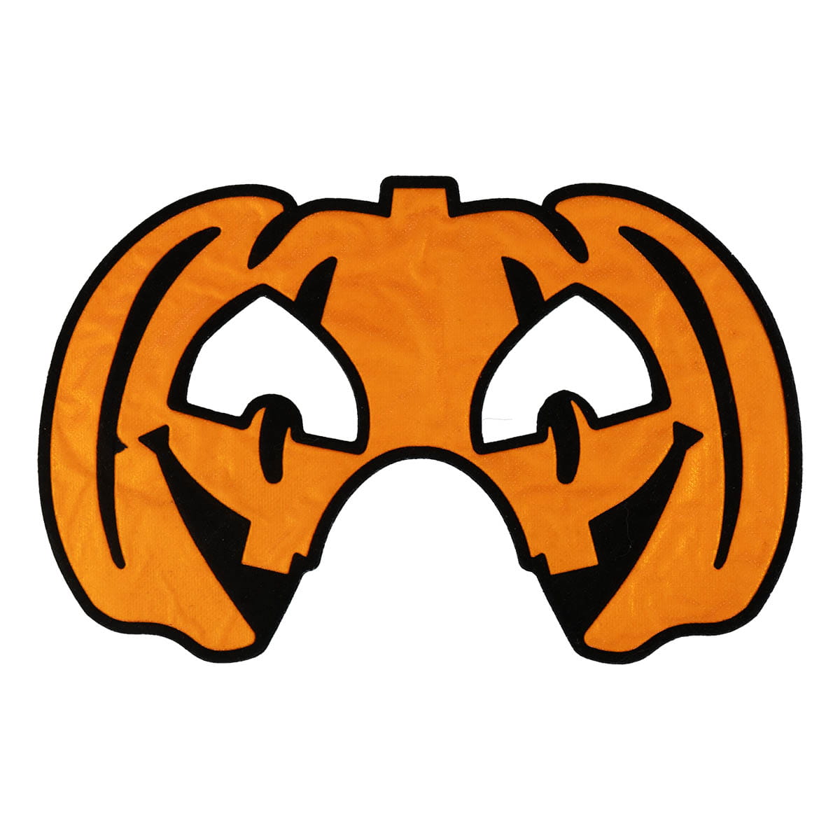 Maska na Halloween (flokowana) Dynia KM5579DYN Arpex