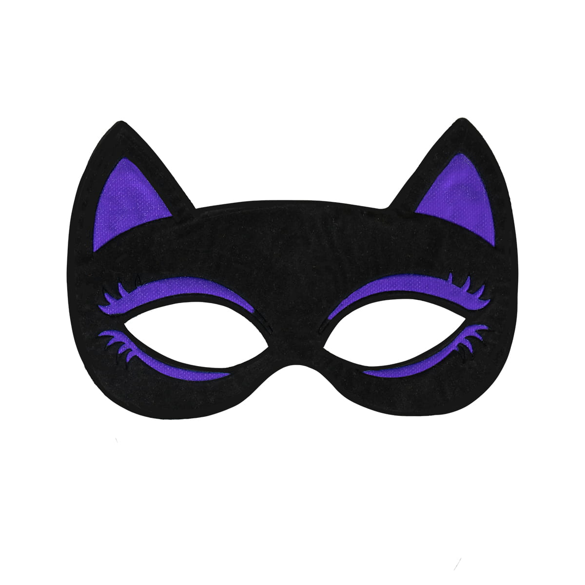 Maska na Halloween (flokowana) - Kot KM5586KOT Arpex
