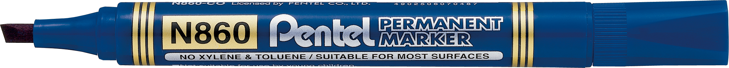 Marker permanentny Pentel N860 niebieski