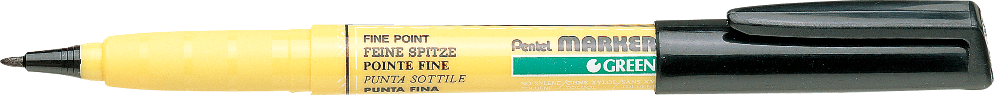 Marker permanentny do tkanin Pentel NM10 czarny