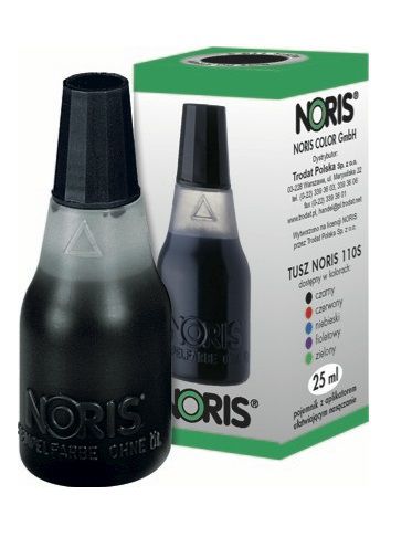 Tusz do stempli gumowych Noris 110S czerwony