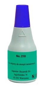Tusz do stempli metalowych Noris 210 niebieski