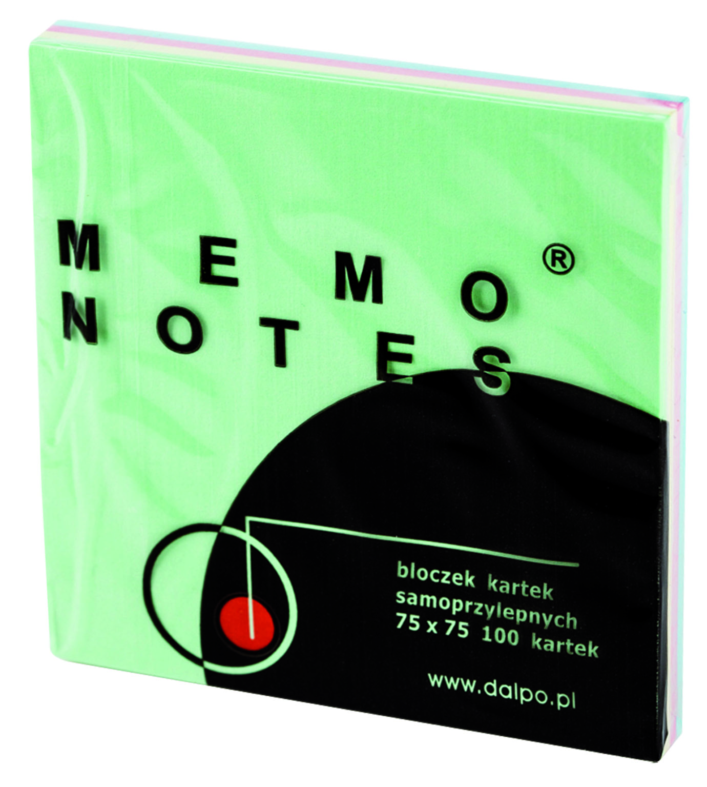 Notes samop.  75x75  (1) ziel. 100k Dalpo NS75/75ZI