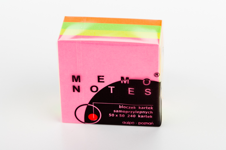 Notes samoprzylepny 50x50 240k. intensywna Dalpo