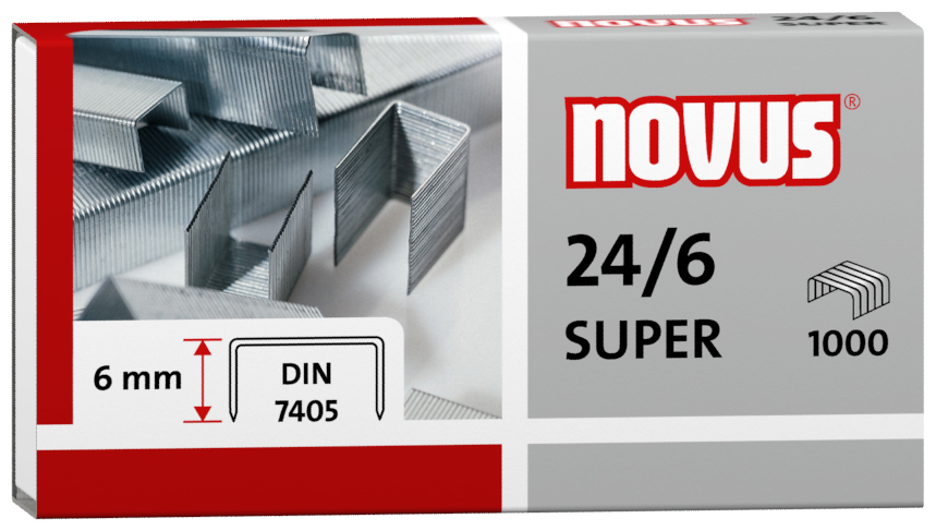 Zszywki 24/6 (1000) Super Novus