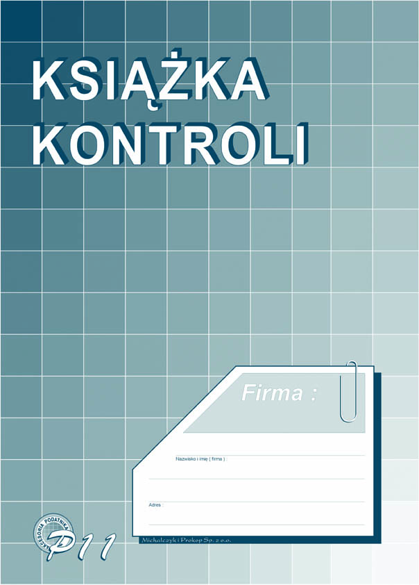 Książka kontroli MiP P11 A4