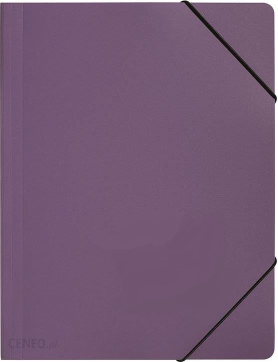 Teczka z gumką A4 Trend PP 3 skrzydłowa jasnofioletowy