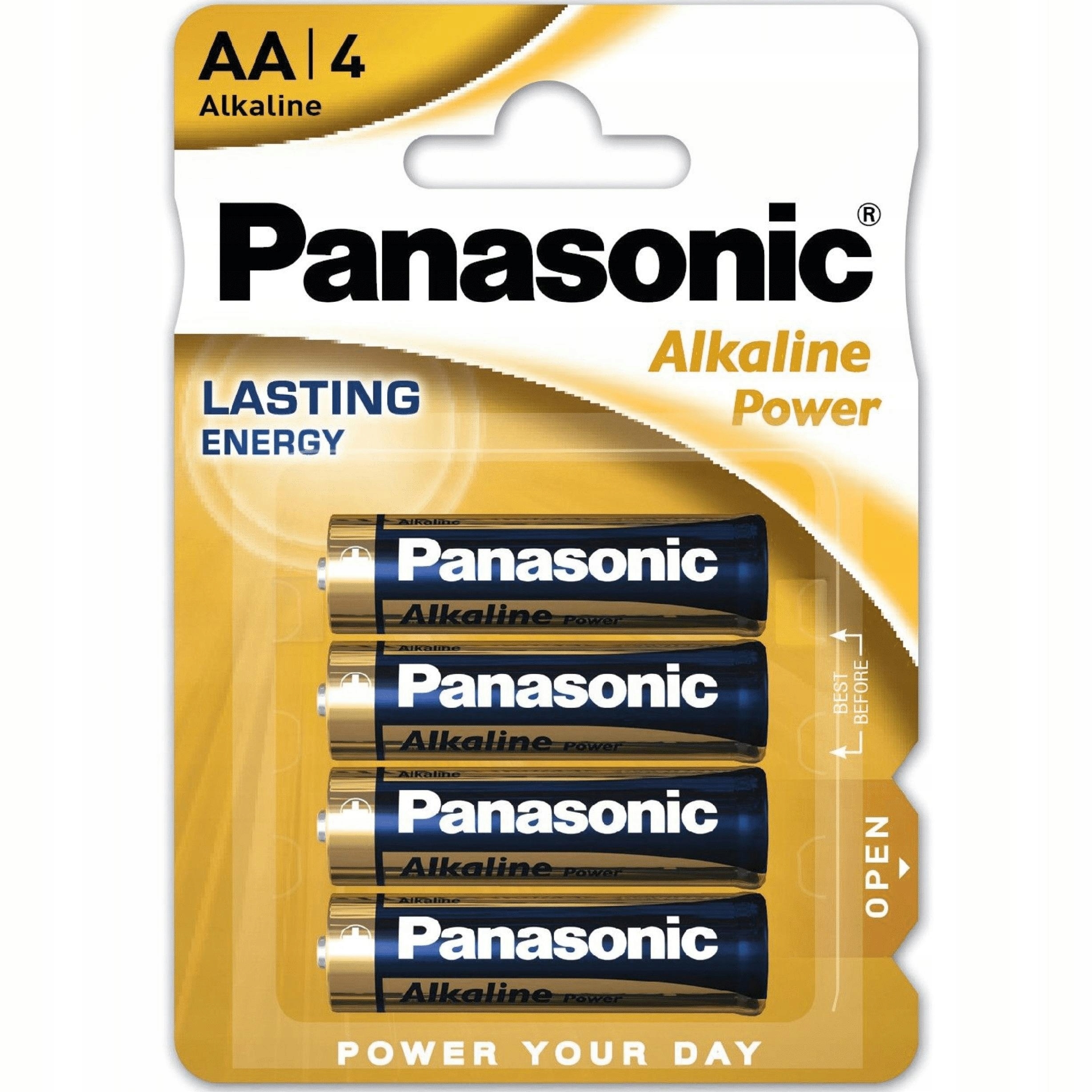 Bateria Panasonic alkaliczna LR06 AA (4) GOLS