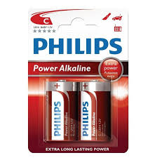 Bateria PHILIPS PowerLife  LR-14 alk. (2) blister