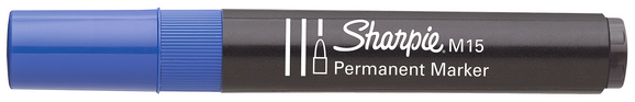Marker permanentny M15 Sharpie okrągły niebieski