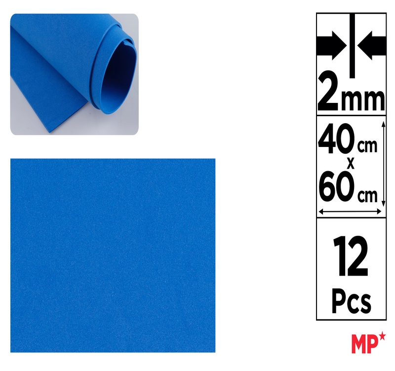 Pianka dekoracyjna EVA 40X60CM granatowa PN549 MP
