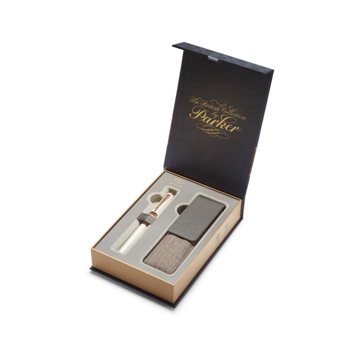 Długopis Parker Ingenuity perłowy + etui
