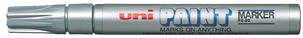Marker olejowy Uni PX-20 srebrny