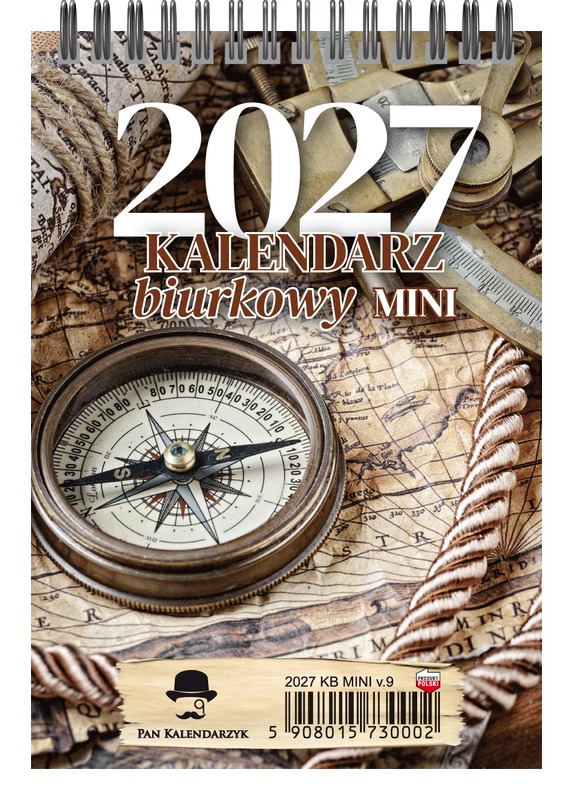 Kalendarz biurkowy pionowy tygodniowy mini KBA5-MINI Pan Kalendarzyk