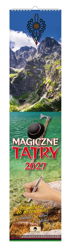 Kalendarz paskowy wąski KPW V.4 Magiczne Tatry Pan Kalendarzyk
