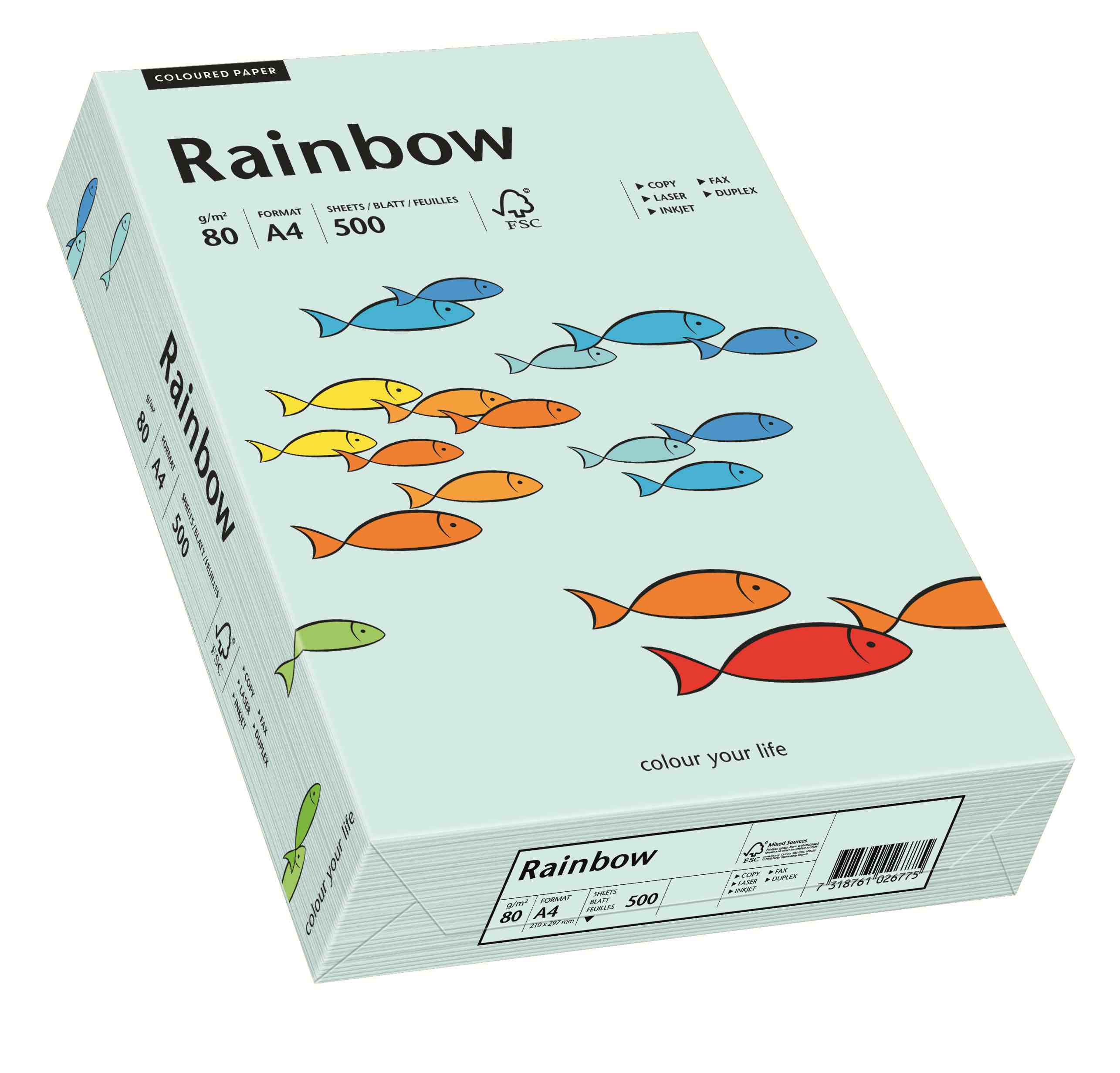 Papier ksero Rainbow A3 80g jasny niebieski R82 Papyrus