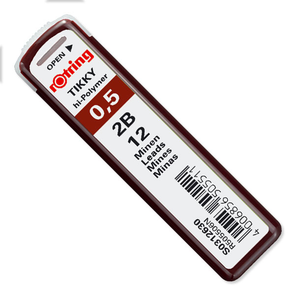 Grafity 0,5 mm 2B Tikky Rotring