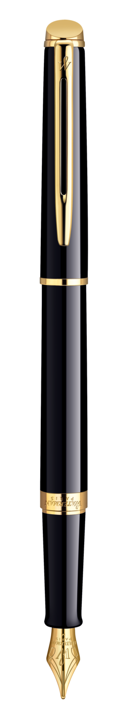 Pióro wieczne Waterman Hemisphere czarne GT (F)