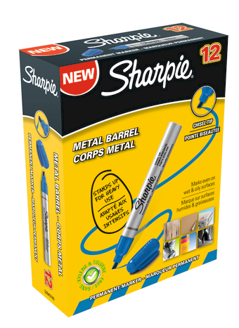 Marker permanentny Metal Barrel Sharpie niebieski