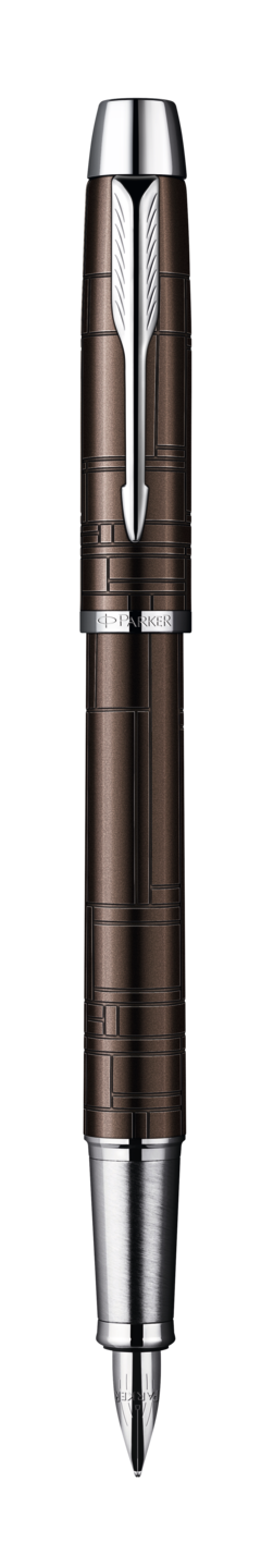 Pióro Parker IM Premium brązowe CT (F)