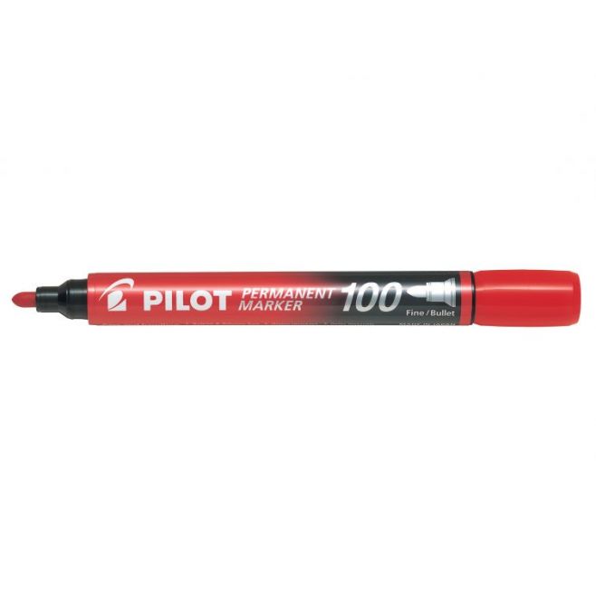 Marker permanentny SCA-100 czerwony Pilot