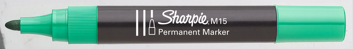 Marker permanentny M15 Sharpie okrągły zielony