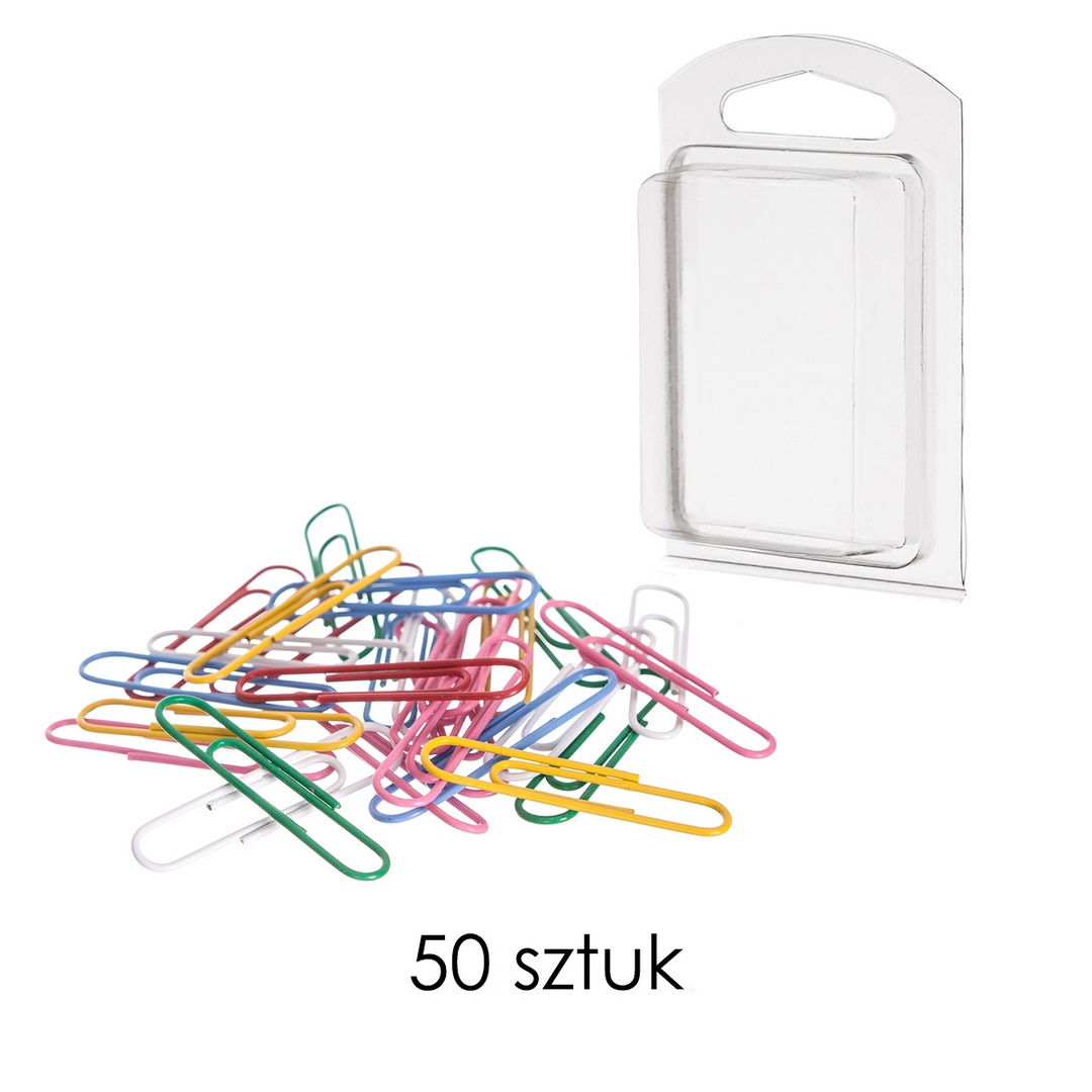 Spinacze 50mm kolor (50szt) SK5050 Dalprint