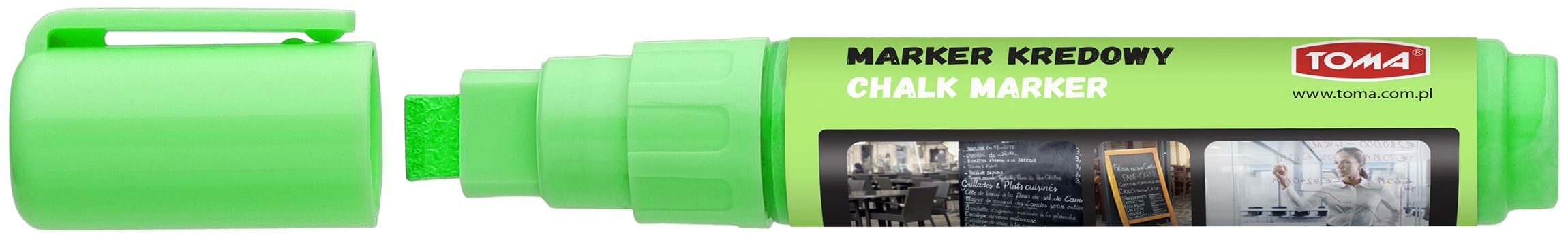 Marker kredowy Toma TO-291 zielony