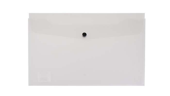 Teczka kopertowa A4 Biurfol przezroczysta