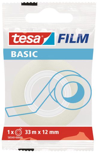 Taśma klejąca Tesa Film Basic 15mmx33m transparentna 58542