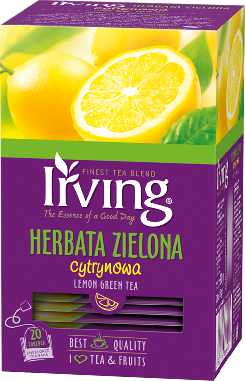 Herbata Irving (20) ziel. cytrynowa