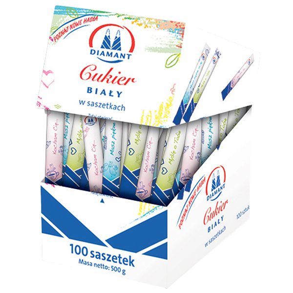 Cukier biały saszetki 100x5g