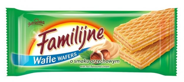Wafle Familijne orzechowe 180g