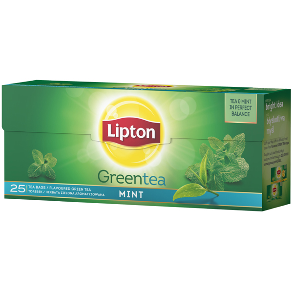 Herbata Lipton Green Tea miętowa 25 torebek