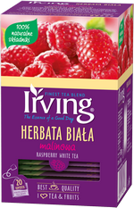 Herbata Irving biała malinowa 20k