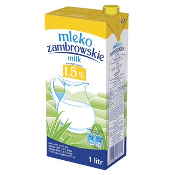 Mleko Zambrowskie 1,5% 1l