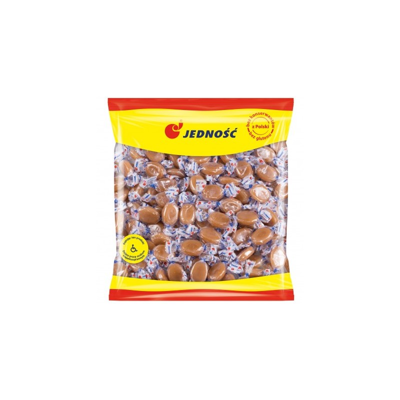 Cukierki karmelki mleczne twarde Karmelli1kg