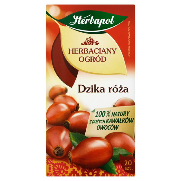 Herbata Herbapol Herbaciany Ogród dzika róża 20 torebek