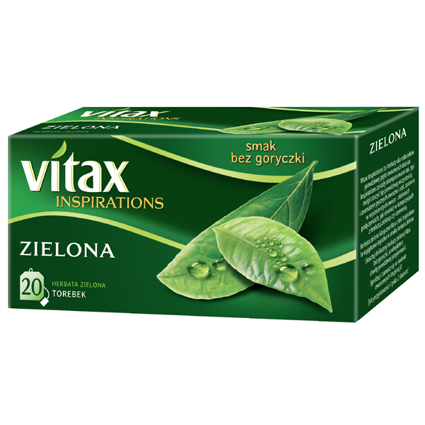 Herbata Vitax Inspiration zielona 20 torebek
