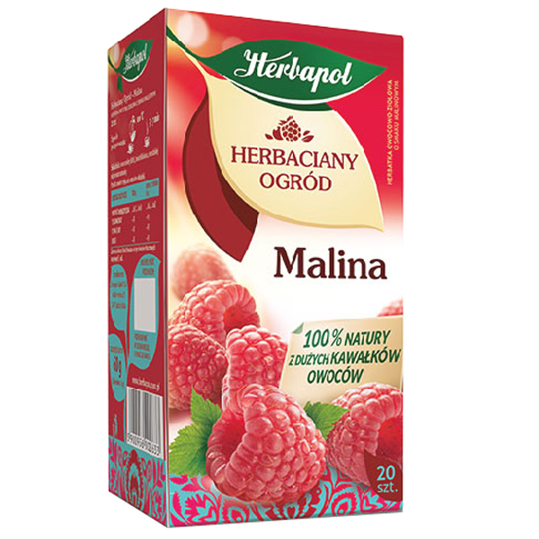 Herbata Herbapol Herbaciany Ogród malinowa 20 torebek
