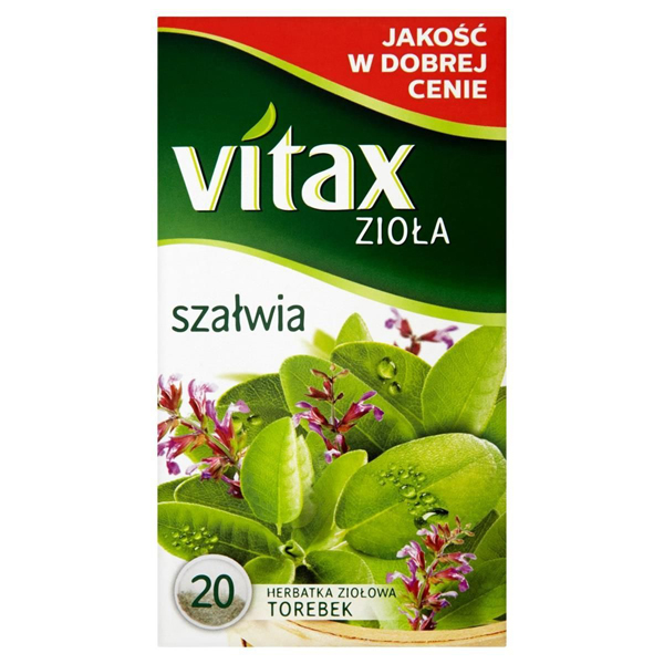 Herbata Vitax szałwia 20 torebek