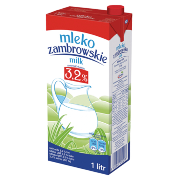 Mleko Zambrowskie 3,2% 1l