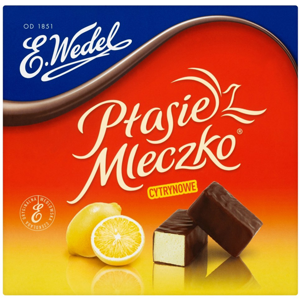 Ptasie mleczko Wedel cytrynowe 380g