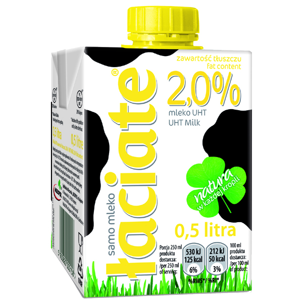 Mleko UHT Łaciate 2,0% 0,5l