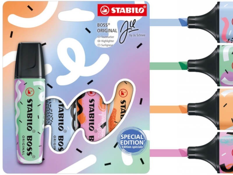 Zakreślacz Stabilo Boss Original wallet of 4