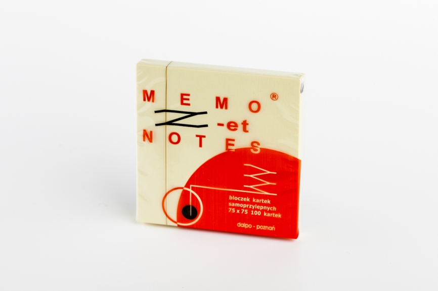 Notes samoprzylepny Z-et 75x75 100k. żółty Dalpo